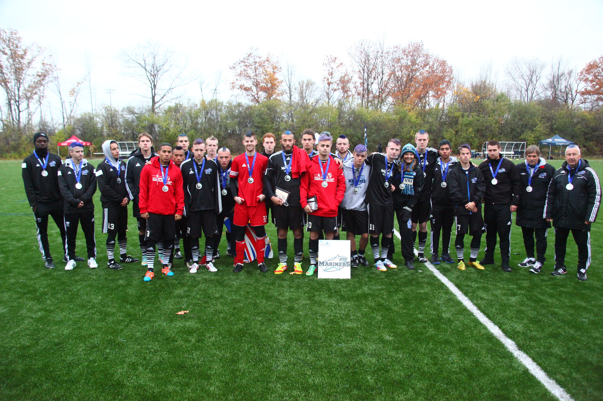VIU Mariners Men's Soccer - 2014 CCAA Silver Medallists