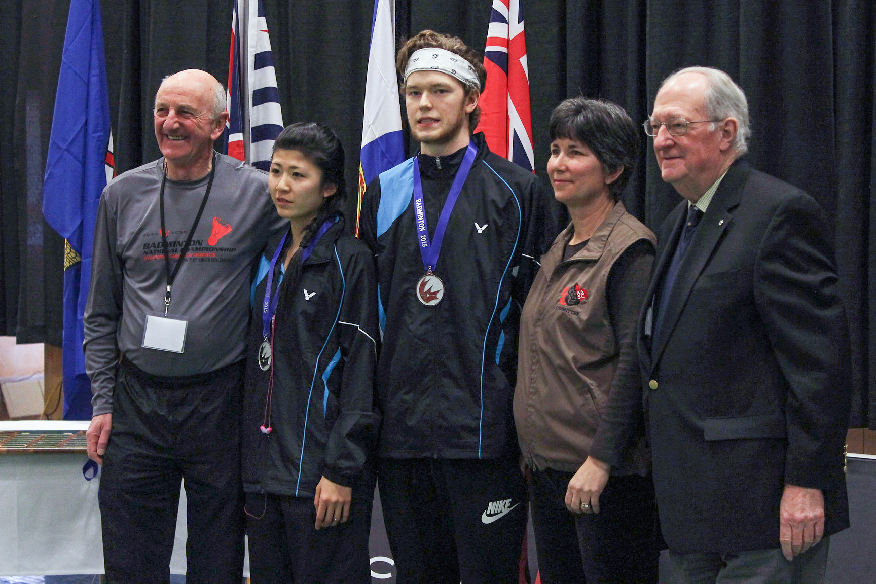 VIU Mariners Badminton - Melissa Liew and Graydon Robb, CCAA Mixed Doubles Silver