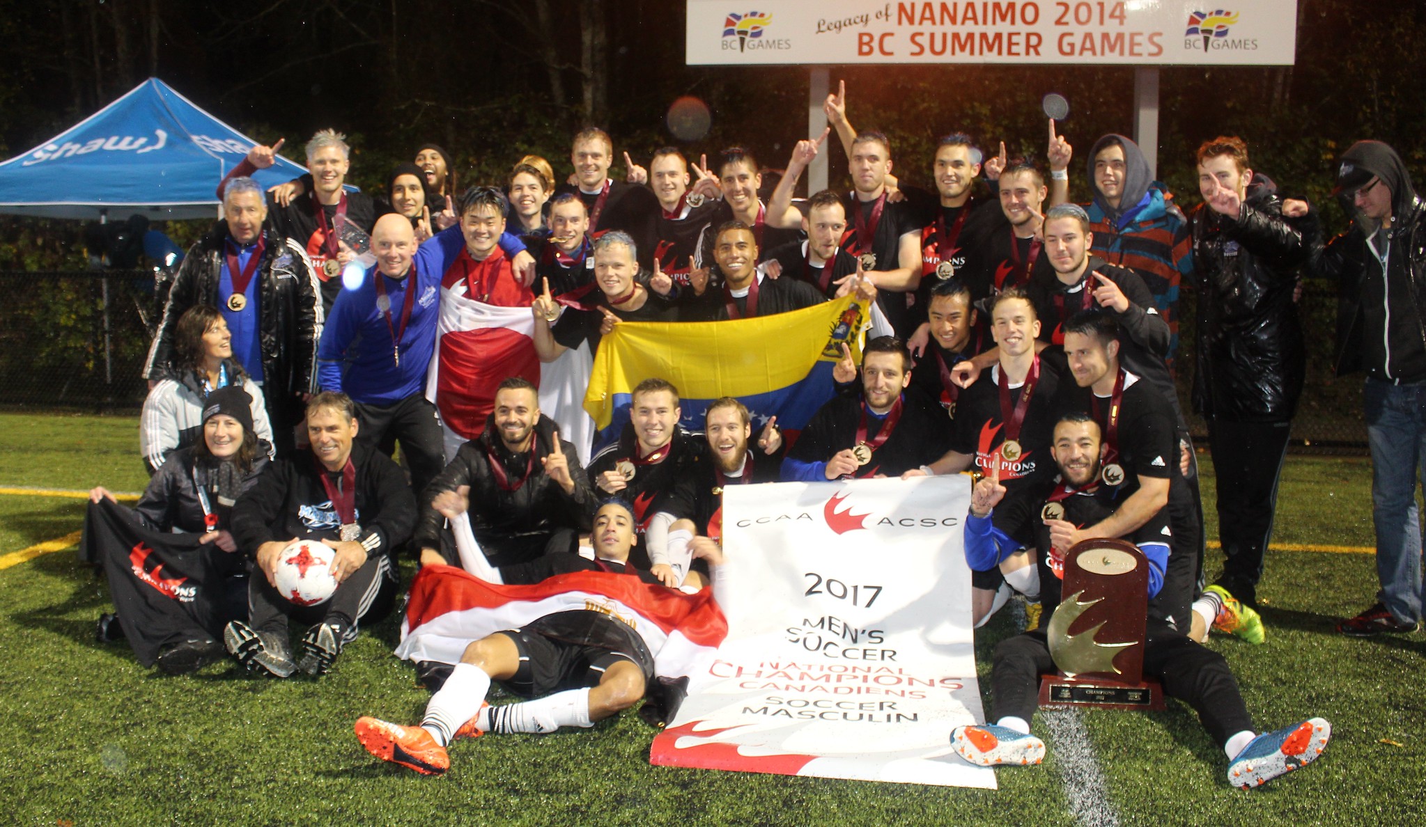 2017 VIU Men's Soccer - CCAA Gold Medallists