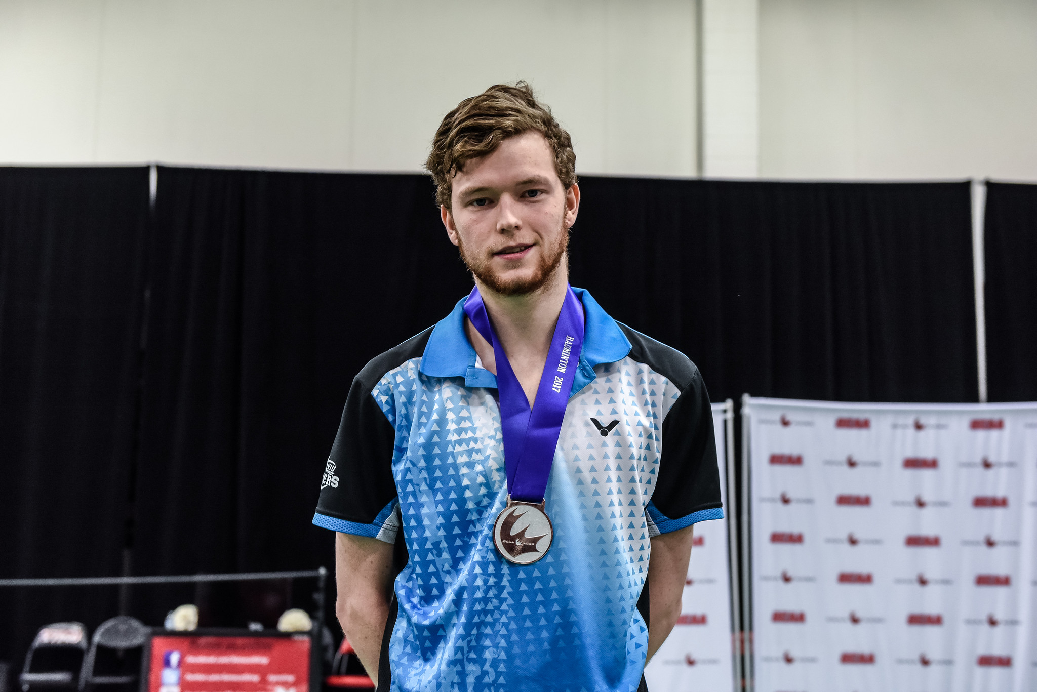 2017 VIU Badminton - Men's Singles CCAA Silver